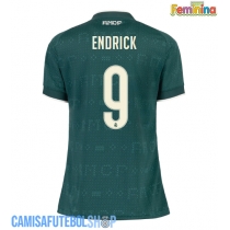 Camisa de time de futebol Real Madrid Endrick #9 Replicas 2º Equipamento Feminina 2026-27 Manga Curta